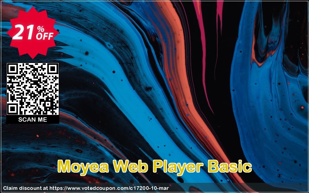 Moyea Web Player Basic Coupon, discount Moyea coupon codes (17200). Promotion: Moyea software coupon (17200)