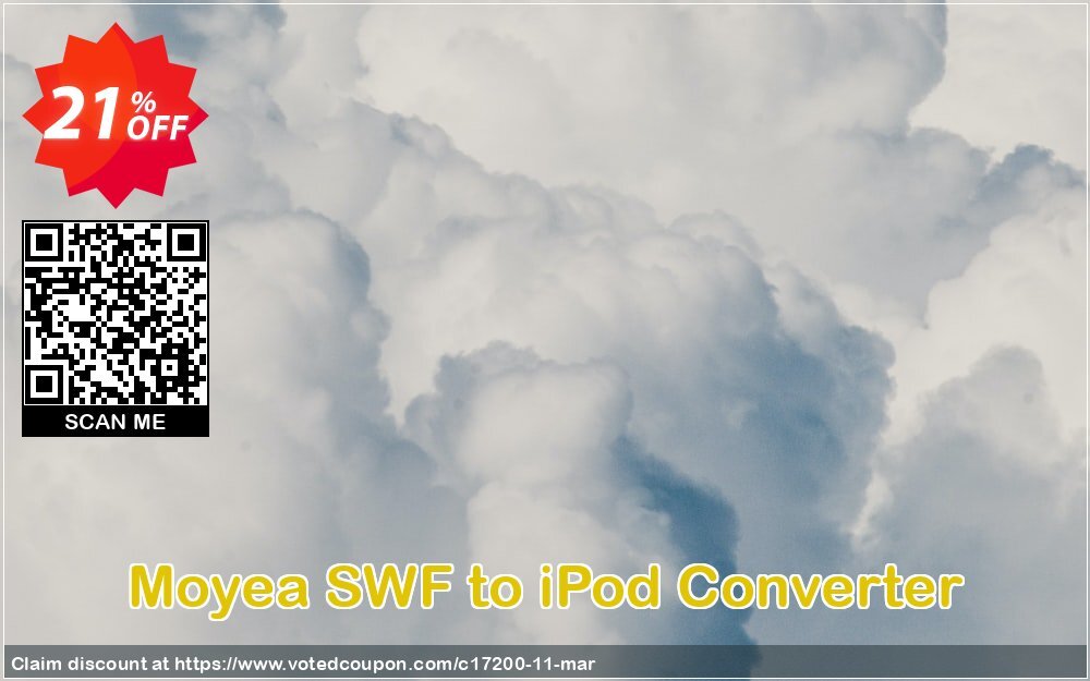 Moyea SWF to iPod Converter Coupon Code May 2024, 21% OFF - VotedCoupon