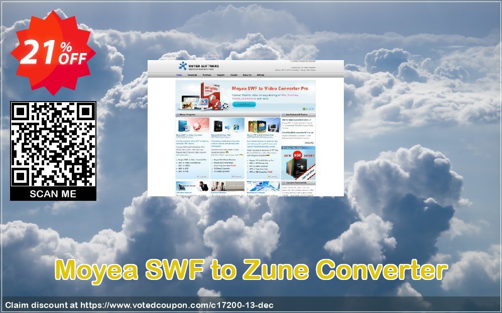 Moyea SWF to Zune Converter Coupon, discount Moyea coupon codes (17200). Promotion: Moyea software coupon (17200)