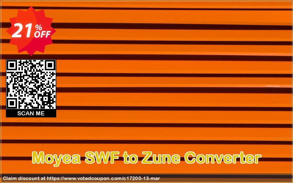 Moyea SWF to Zune Converter Coupon, discount Moyea coupon codes (17200). Promotion: Moyea software coupon (17200)