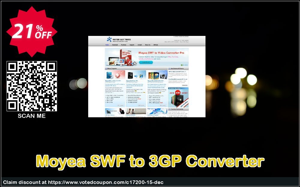Moyea SWF to 3GP Converter Coupon, discount Moyea coupon codes (17200). Promotion: Moyea software coupon (17200)