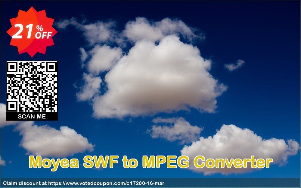 Moyea SWF to MPEG Converter Coupon, discount Moyea coupon codes (17200). Promotion: Moyea software coupon (17200)