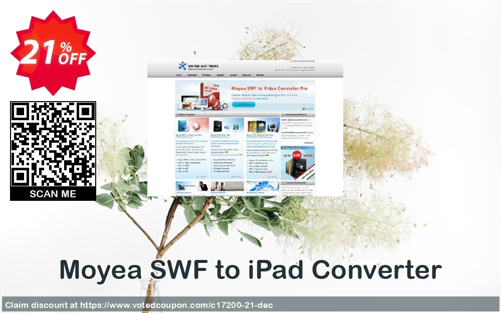 Moyea SWF to iPad Converter Coupon, discount Moyea coupon codes (17200). Promotion: Moyea software coupon (17200)