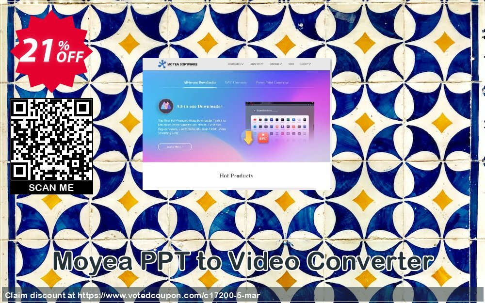 Moyea PPT to Video Converter Coupon, discount Moyea coupon codes (17200). Promotion: Moyea software coupon (17200)