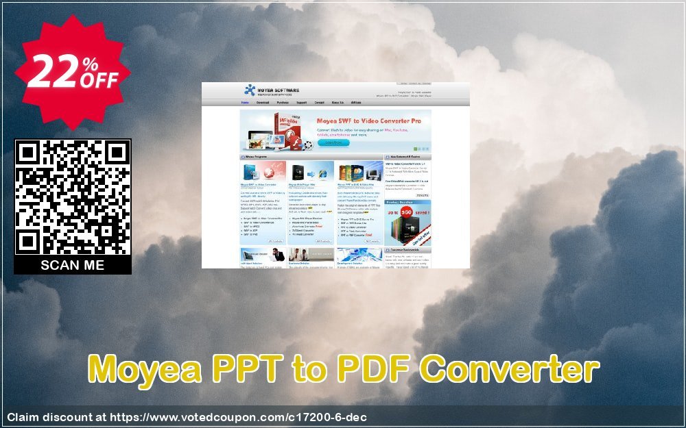 Moyea PPT to PDF Converter Coupon, discount Moyea coupon codes (17200). Promotion: Moyea software coupon (17200)