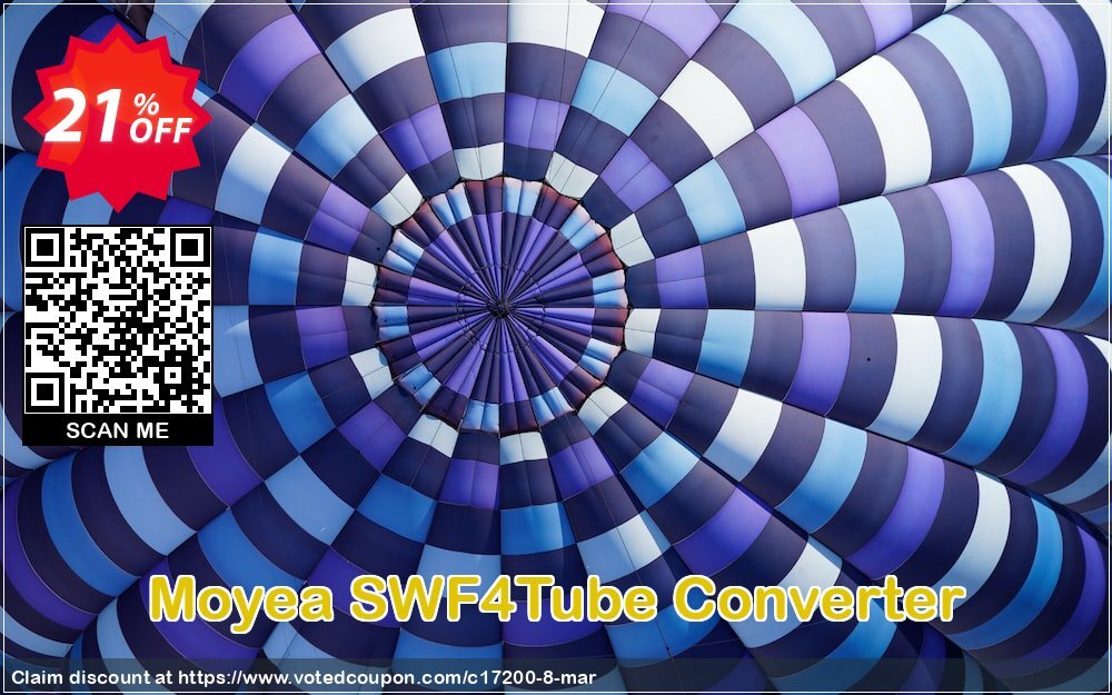 Moyea SWF4Tube Converter Coupon, discount Moyea coupon codes (17200). Promotion: Moyea software coupon (17200)