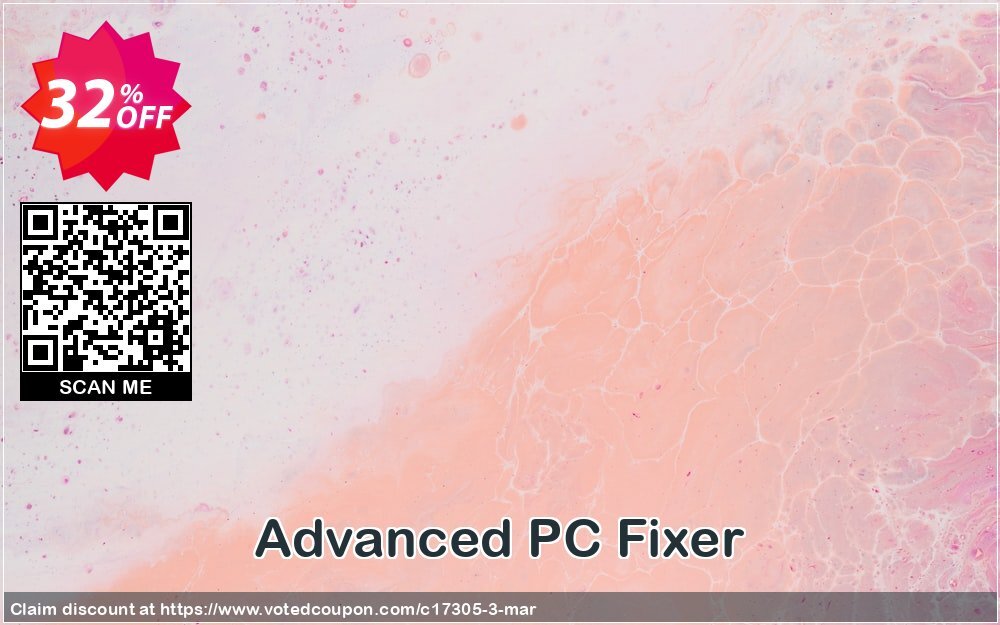 Advanced PC Fixer Coupon, discount QuickSoft coupon (17305). Promotion: QuickSoft discount codes (17305)