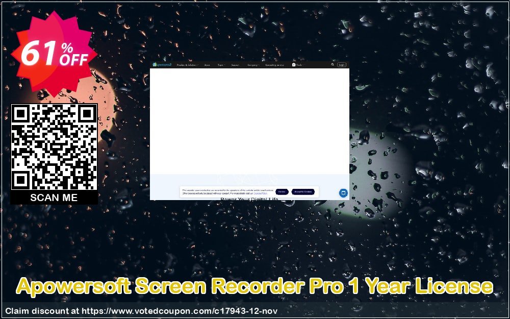 Apowersoft Screen Recorder Pro Yearly Plan Coupon, discount Apowersoft Screen Recorder Pro Personal License (Yearly Subscription) staggering offer code 2023. Promotion: Apower soft (17943)