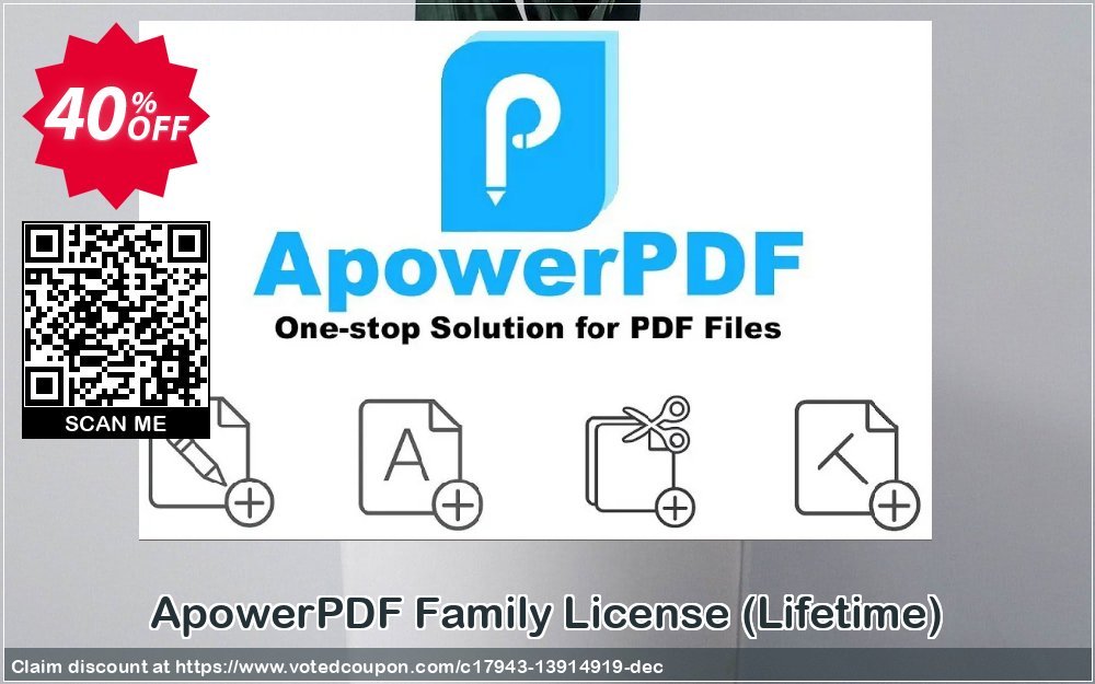 ApowerPDF Family Plan, Lifetime  Coupon Code Apr 2024, 40% OFF - VotedCoupon