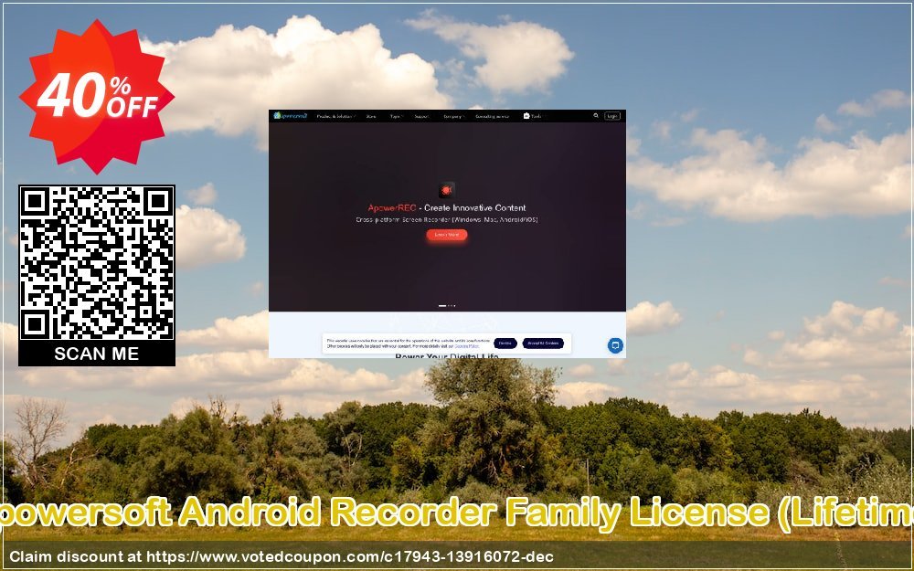 Apowersoft Android Recorder Family Plan, Lifetime  Coupon Code Apr 2024, 40% OFF - VotedCoupon