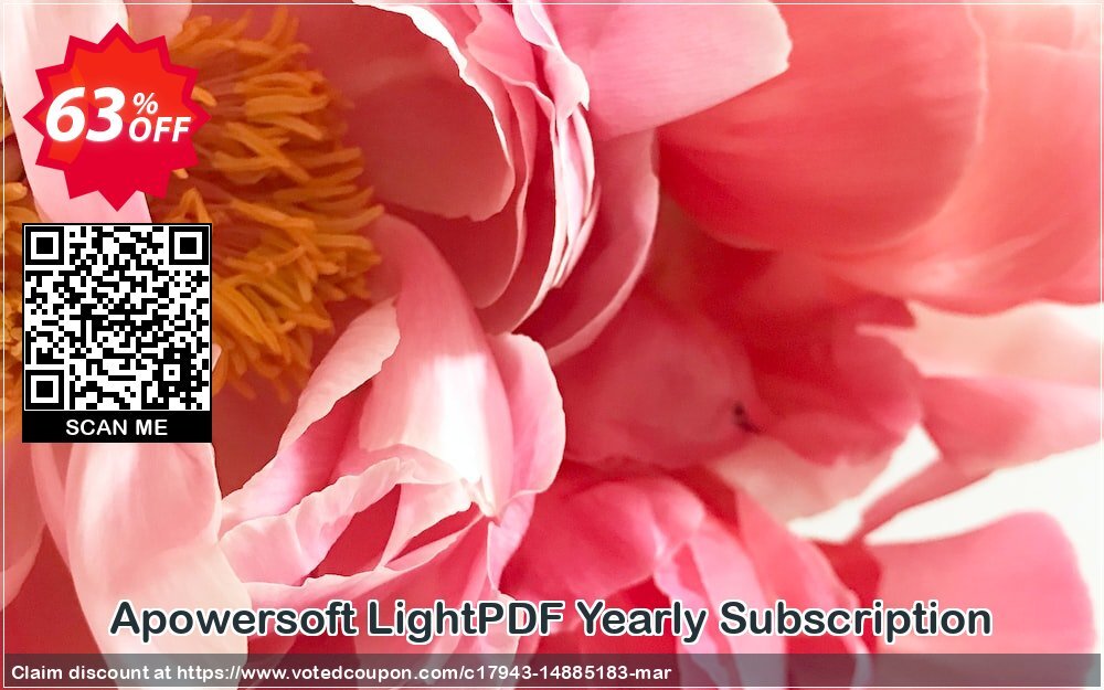 Apowersoft LightPDF Yearly Subscription Coupon, discount LightPDF Yearly Subscription amazing deals code 2024. Promotion: amazing deals code of LightPDF Yearly Subscription 2024