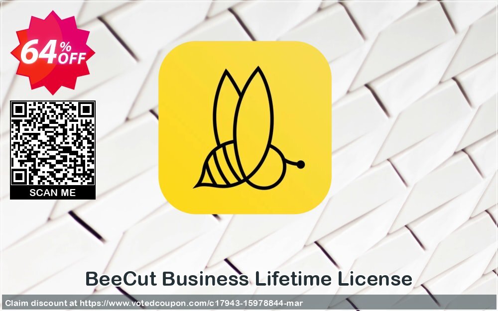 BeeCut Business Lifetime Plan Coupon, discount BeeCut Commercial License (Lifetime Subscription) marvelous offer code 2024. Promotion: excellent deals code of BeeCut Commercial License (Lifetime Subscription) 2024