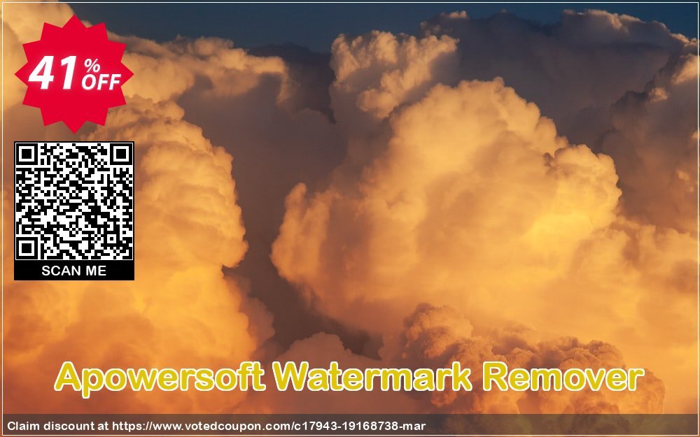 Apowersoft Watermark Remover Coupon, discount Watermark Remover Personal License (Yearly Subscription) awful promo code 2024. Promotion: awful promo code of Watermark Remover Personal License (Yearly Subscription) 2024