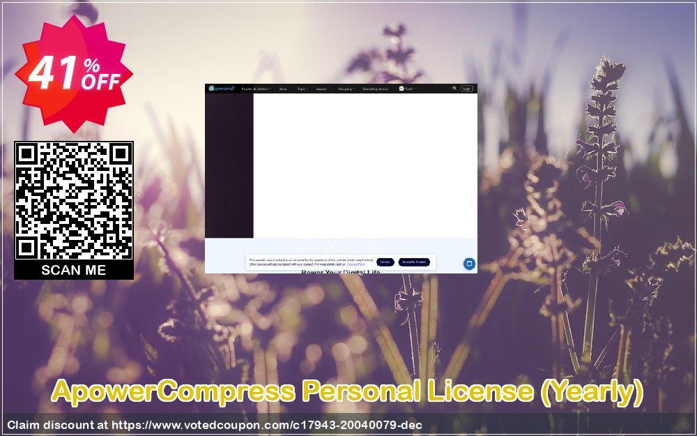 ApowerCompress Personal Plan, Yearly  Coupon, discount ApowerCompress Personal License (Yearly Subscription) awesome promotions code 2024. Promotion: awesome promotions code of ApowerCompress Personal License (Yearly Subscription) 2024