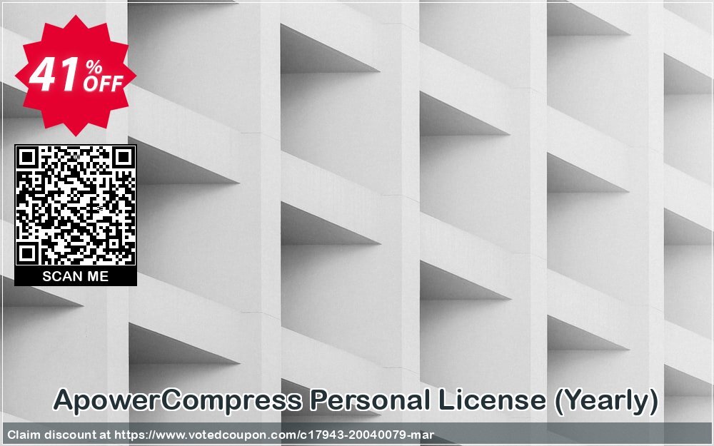 ApowerCompress Personal Plan, Yearly  Coupon, discount ApowerCompress Personal License (Yearly Subscription) awesome promotions code 2024. Promotion: awesome promotions code of ApowerCompress Personal License (Yearly Subscription) 2024