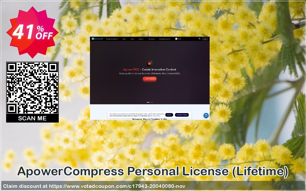 ApowerCompress Personal Plan, Lifetime  Coupon Code Apr 2024, 41% OFF - VotedCoupon