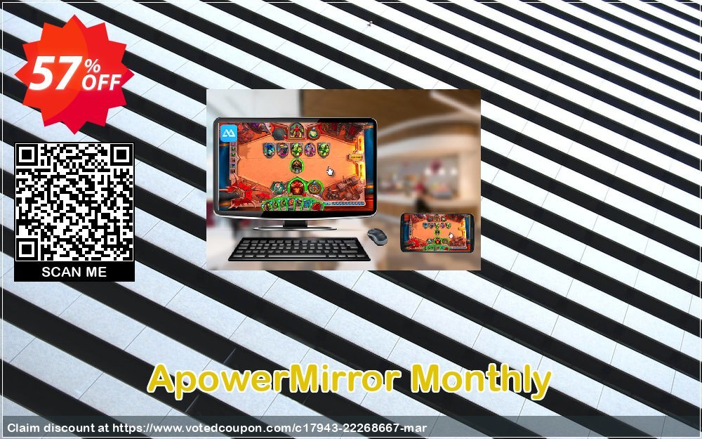 ApowerMirror Monthly Coupon Code May 2024, 57% OFF - VotedCoupon