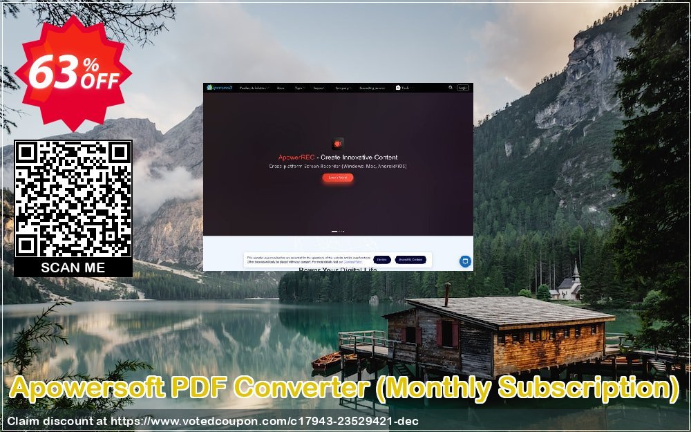 Apowersoft PDF Converter, Monthly Subscription  Coupon Code Apr 2024, 63% OFF - VotedCoupon