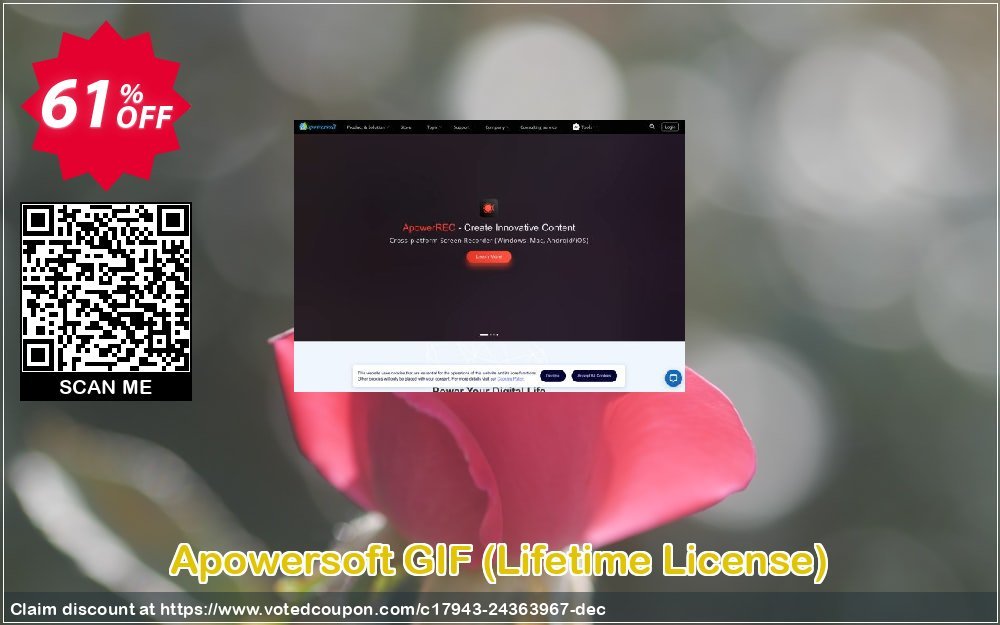 Apowersoft GIF, Lifetime Plan  Coupon Code May 2024, 61% OFF - VotedCoupon