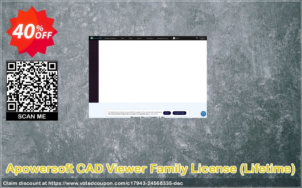 Apowersoft CAD Viewer Family Plan, Lifetime  Coupon, discount Apowersoft CAD Viewer Family License (Lifetime) Awful discount code 2024. Promotion: Awful discount code of Apowersoft CAD Viewer Family License (Lifetime) 2024