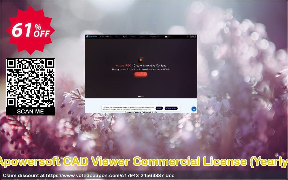 Apowersoft CAD Viewer Commercial Plan, Yearly  Coupon, discount Apowersoft CAD Viewer Commercial License (Yearly Subscription) Awesome promo code 2024. Promotion: Awesome promo code of Apowersoft CAD Viewer Commercial License (Yearly Subscription) 2024