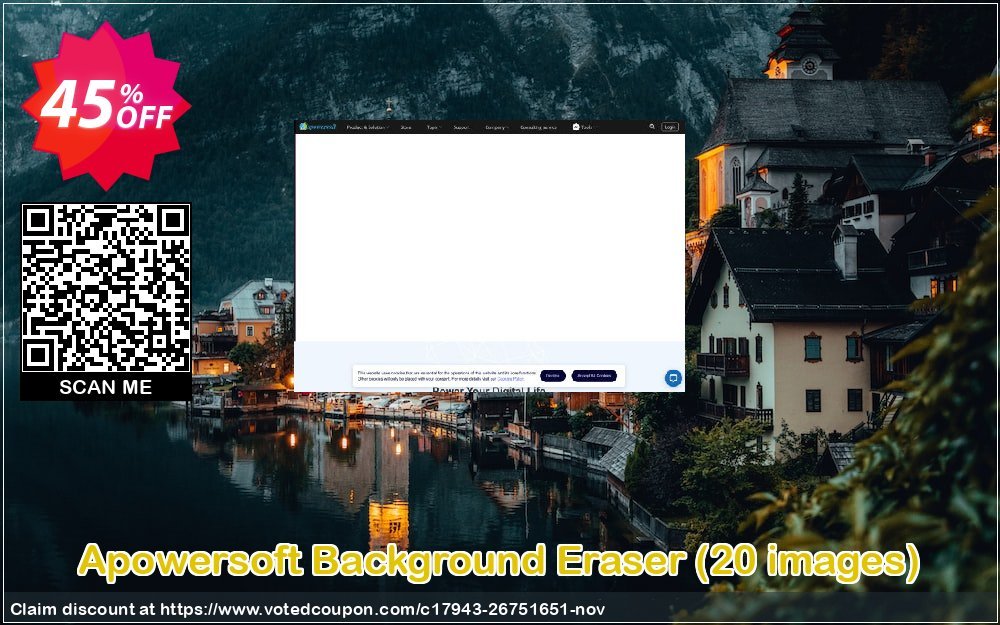 Apowersoft Background Eraser, 20 images  Coupon, discount Apowersoft Background Eraser Personal License (20 Pages) Awful offer code 2024. Promotion: Awful offer code of Apowersoft Background Eraser Personal License (20 Pages) 2024