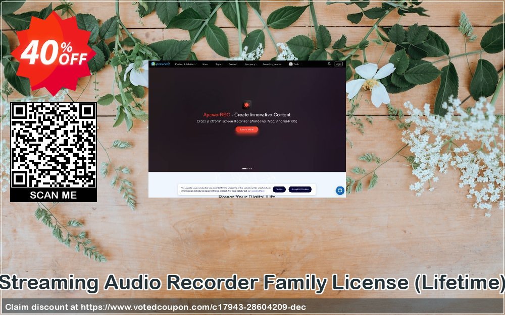 Streaming Audio Recorder Family Plan, Lifetime  Coupon, discount Streaming Audio Recorder Family License (Lifetime) Dreaded promotions code 2024. Promotion: Dreaded promotions code of Streaming Audio Recorder Family License (Lifetime) 2024
