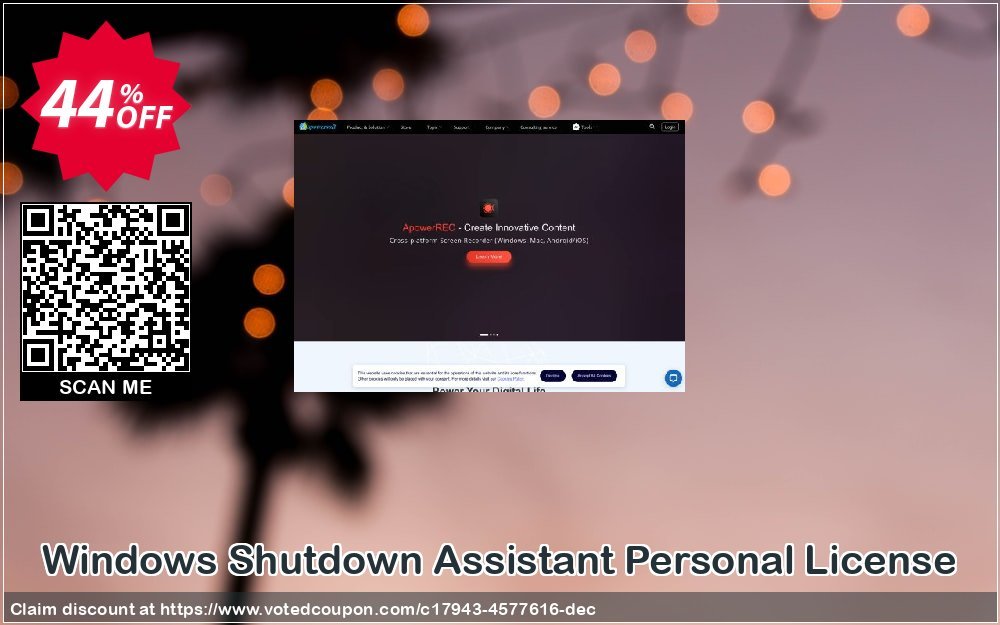 WINDOWS Shutdown Assistant Personal Plan Coupon, discount Windows Shutdown Assistant Personal License Exclusive discount code 2024. Promotion: Exclusive discount code of Windows Shutdown Assistant Personal License 2024