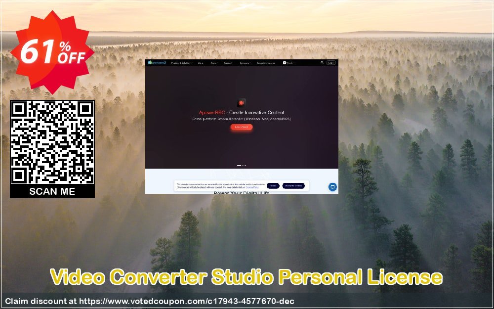 Video Converter Studio Personal Plan Coupon Code Apr 2024, 61% OFF - VotedCoupon