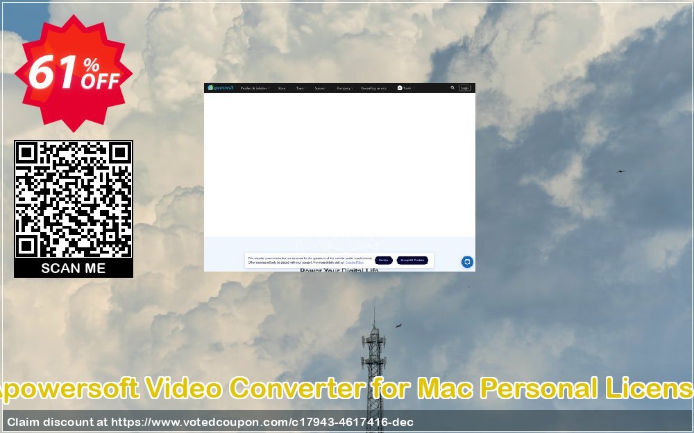 Apowersoft Video Converter for MAC Personal Plan Coupon, discount Apowersoft Video Converter for Mac Personal License fearsome deals code 2024. Promotion: fearsome deals code of Apowersoft Video Converter for Mac Personal License 2024