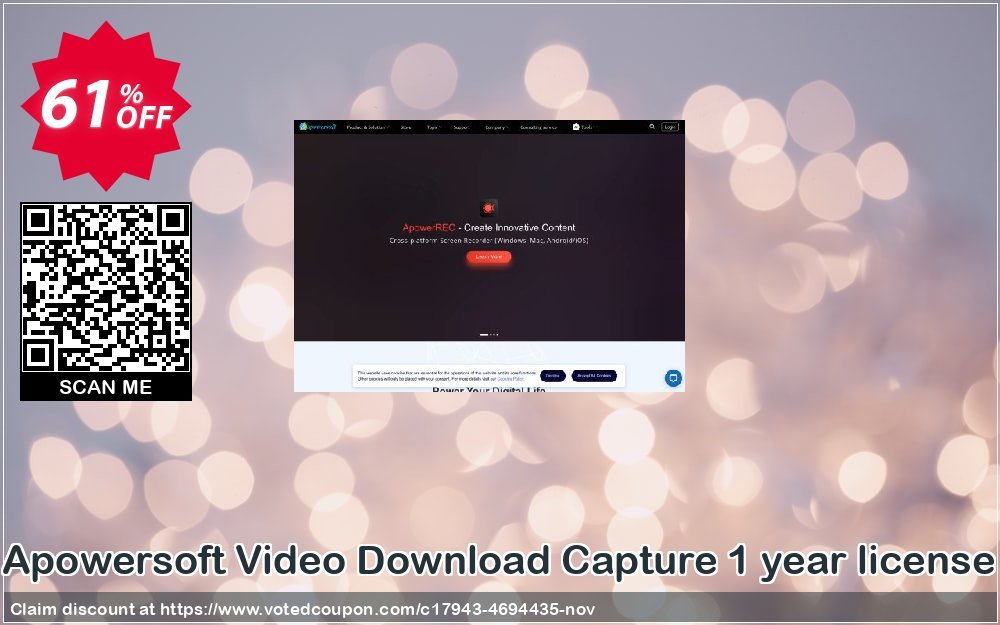 Apowersoft Video Download Capture Yearly Plan Coupon Code Mar 2024, 61% OFF - VotedCoupon