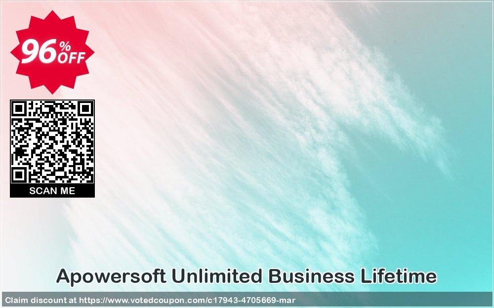 Apowersoft Unlimited Business Lifetime Coupon, discount Apowersoft Unlimited Commercial License (Lifetime Subscription) excellent discounts code 2025. Promotion: dreaded promo code of Apowersoft Unlimited Commercial License (Lifetime Subscription) 2024