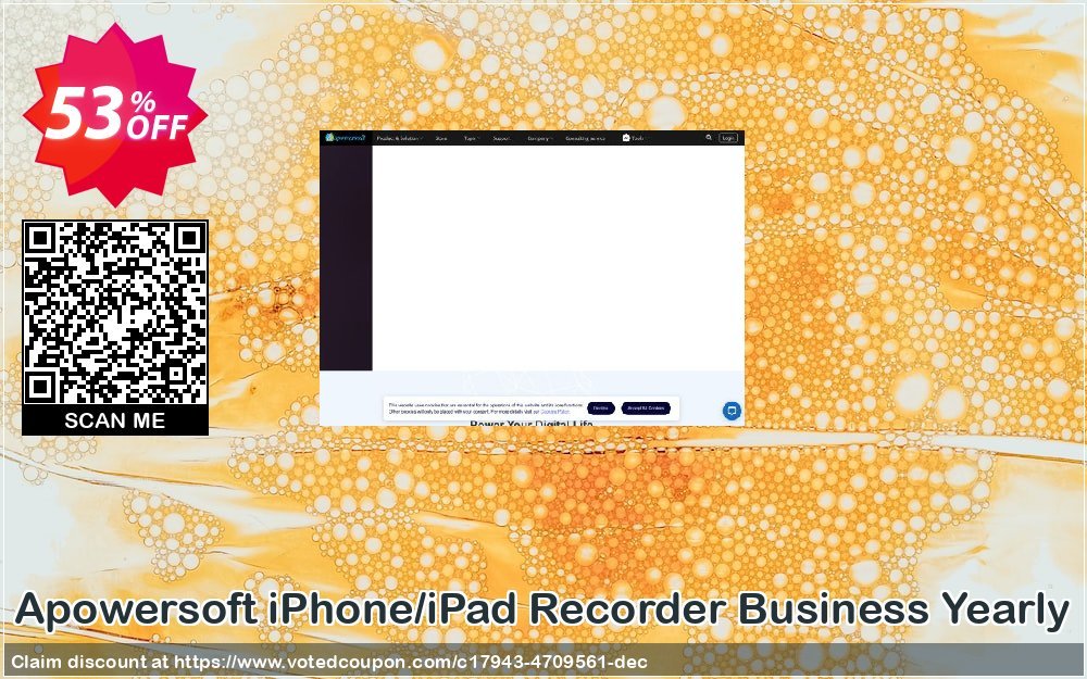 Apowersoft iPhone/iPad Recorder Business Yearly Coupon Code May 2024, 53% OFF - VotedCoupon