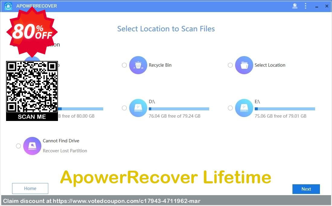 ApowerRecover Lifetime Coupon Code Apr 2024, 80% OFF - VotedCoupon