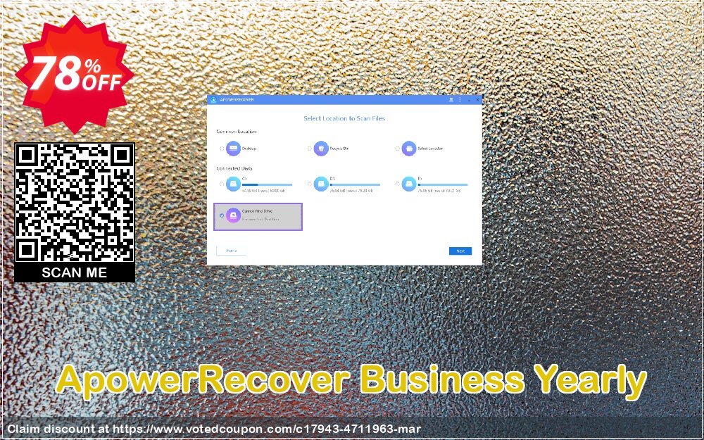 ApowerRecover Business Yearly Coupon, discount ApowerRecover Commercial License (Yearly Subscription) stunning promotions code 2024. Promotion: amazing discounts code of ApowerRecover Commercial License (Yearly Subscription) 2024