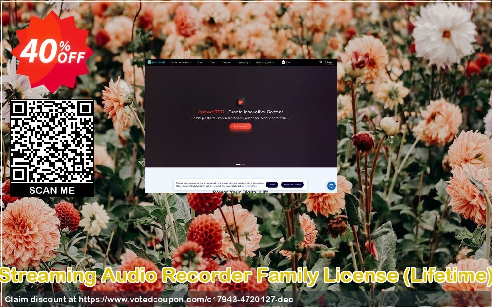 Streaming Audio Recorder Family Plan, Lifetime 