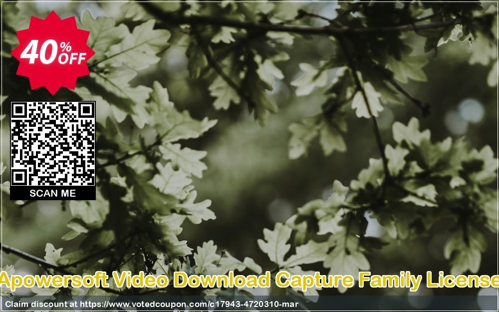 Apowersoft Video Download Capture Family Plan Coupon Code Apr 2024, 40% OFF - VotedCoupon