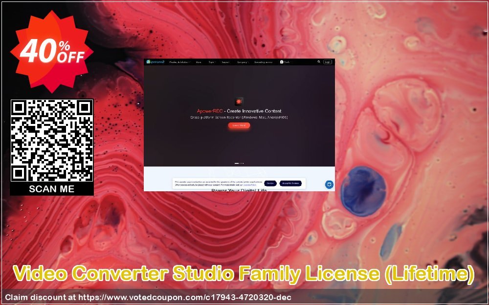 Video Converter Studio Family Plan, Lifetime  Coupon Code Apr 2024, 40% OFF - VotedCoupon
