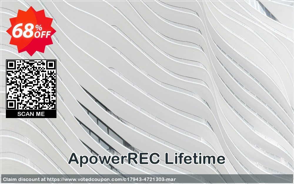 ApowerREC Lifetime Coupon, discount ApowerREC Personal License (Lifetime Subscription) stirring offer code 2024. Promotion: staggering sales code of ApowerREC Personal License (Lifetime Subscription) 2024