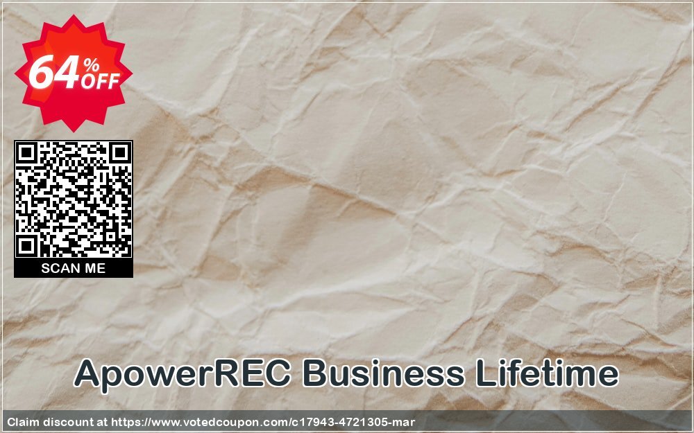 ApowerREC Business Lifetime Coupon Code Apr 2024, 64% OFF - VotedCoupon