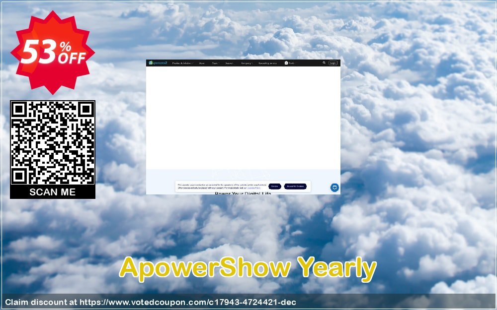 ApowerShow Yearly Coupon, discount ApowerShow Personal License (Yearly Subscription) best promo code 2024. Promotion: super discount code of ApowerShow Personal License (Yearly Subscription) 2024