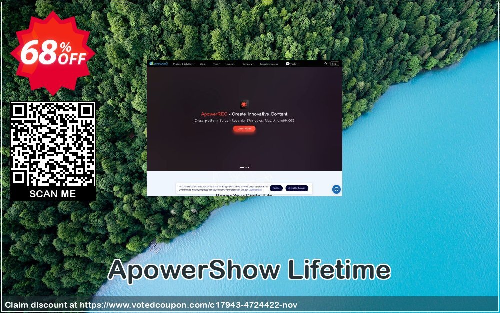 ApowerShow Lifetime Coupon, discount ApowerShow Personal License (Lifetime Subscription) big discounts code 2024. Promotion: best promo code of ApowerShow Personal License (Lifetime Subscription) 2024