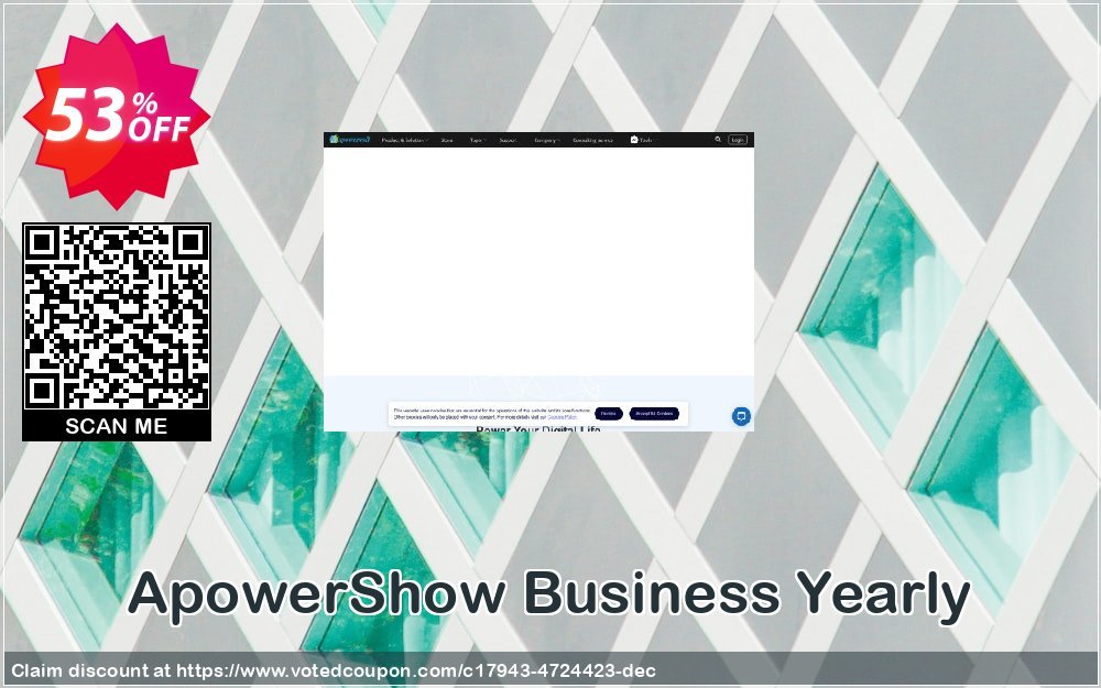 ApowerShow Business Yearly Coupon, discount ApowerShow Commercial License (Yearly Subscription) hottest promotions code 2024. Promotion: big discounts code of ApowerShow Commercial License (Yearly Subscription) 2024
