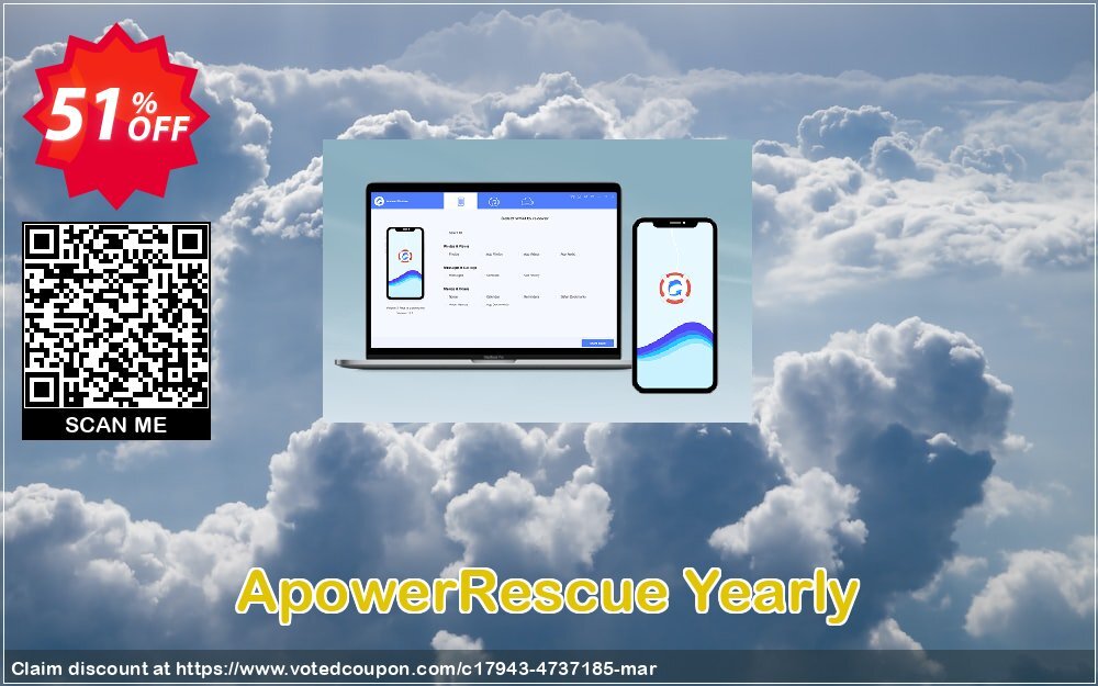 ApowerRescue Yearly Coupon Code Apr 2024, 51% OFF - VotedCoupon