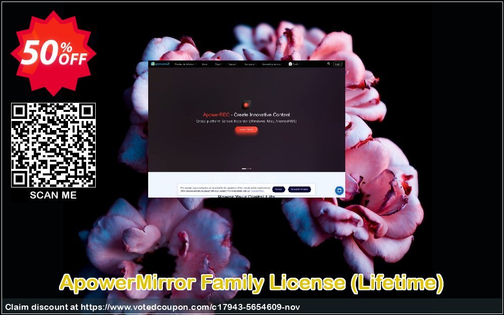 ApowerMirror Family Plan, Lifetime  Coupon, discount ApowerMirror Family License (Lifetime) Super promo code 2023. Promotion: Super promo code of ApowerMirror Family License (Lifetime) 2023