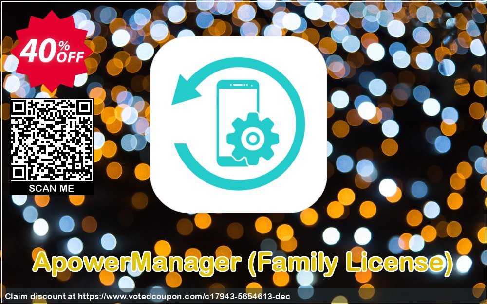 ApowerManager, Family Plan  Coupon, discount ApowerManager Family License (Lifetime) Special deals code 2024. Promotion: Special deals code of ApowerManager Family License (Lifetime) 2024