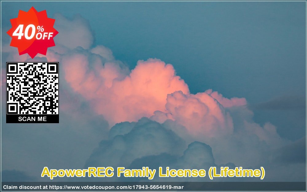 ApowerREC Family Plan, Lifetime  Coupon Code Apr 2024, 40% OFF - VotedCoupon