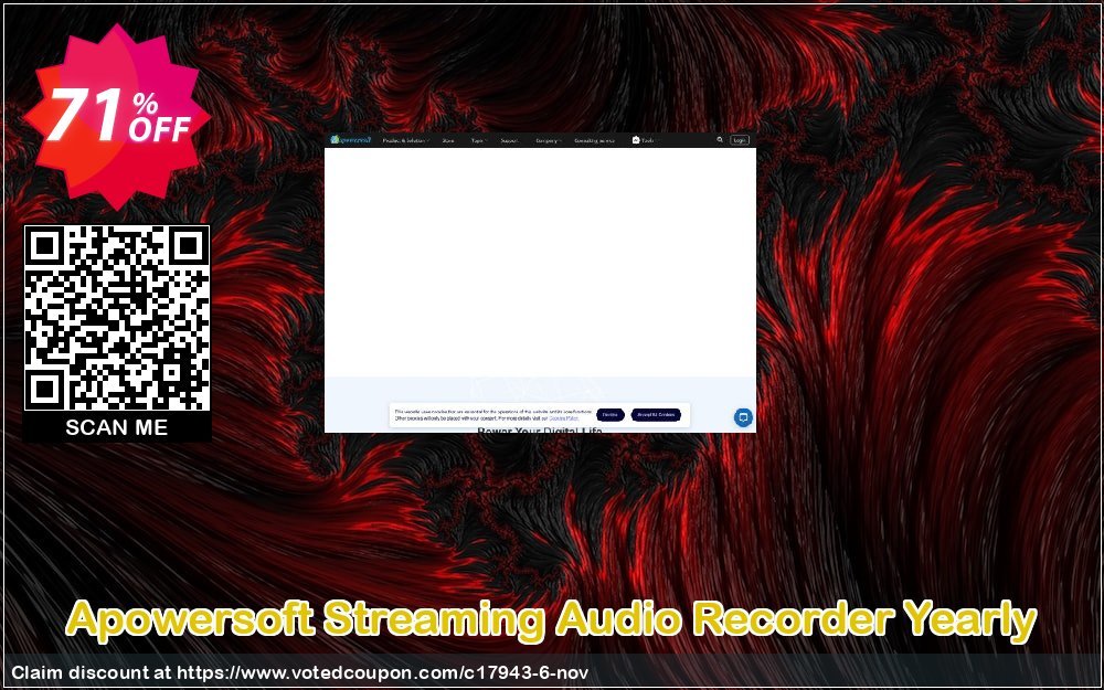 Apowersoft Streaming Audio Recorder Yearly Coupon, discount Streaming Audio Recorder Personal License (Yearly Subscription) amazing discounts code 2023. Promotion: Apower soft (17943)