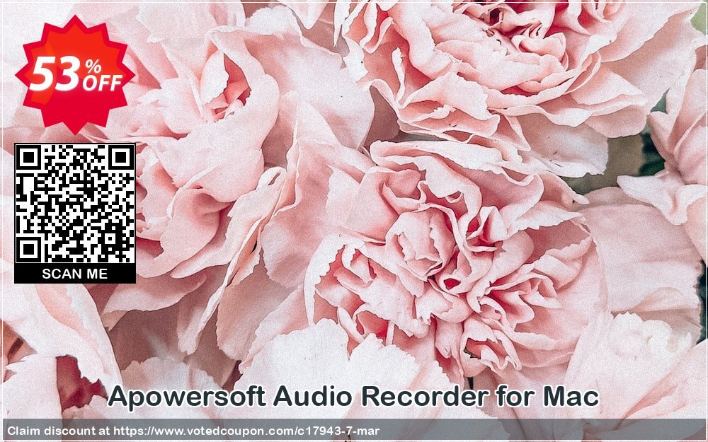 Apowersoft Audio Recorder for MAC Coupon Code Apr 2024, 53% OFF - VotedCoupon