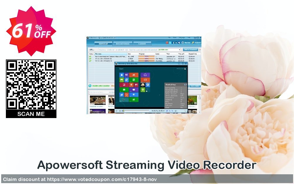 Apowersoft Streaming Video Recorder Coupon, discount Streaming Video Recorder Personal License best discounts code 2023. Promotion: Apower soft (17943)